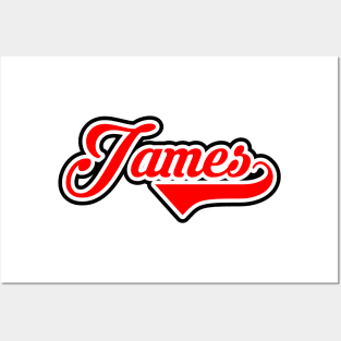 JAMES Posters and Art